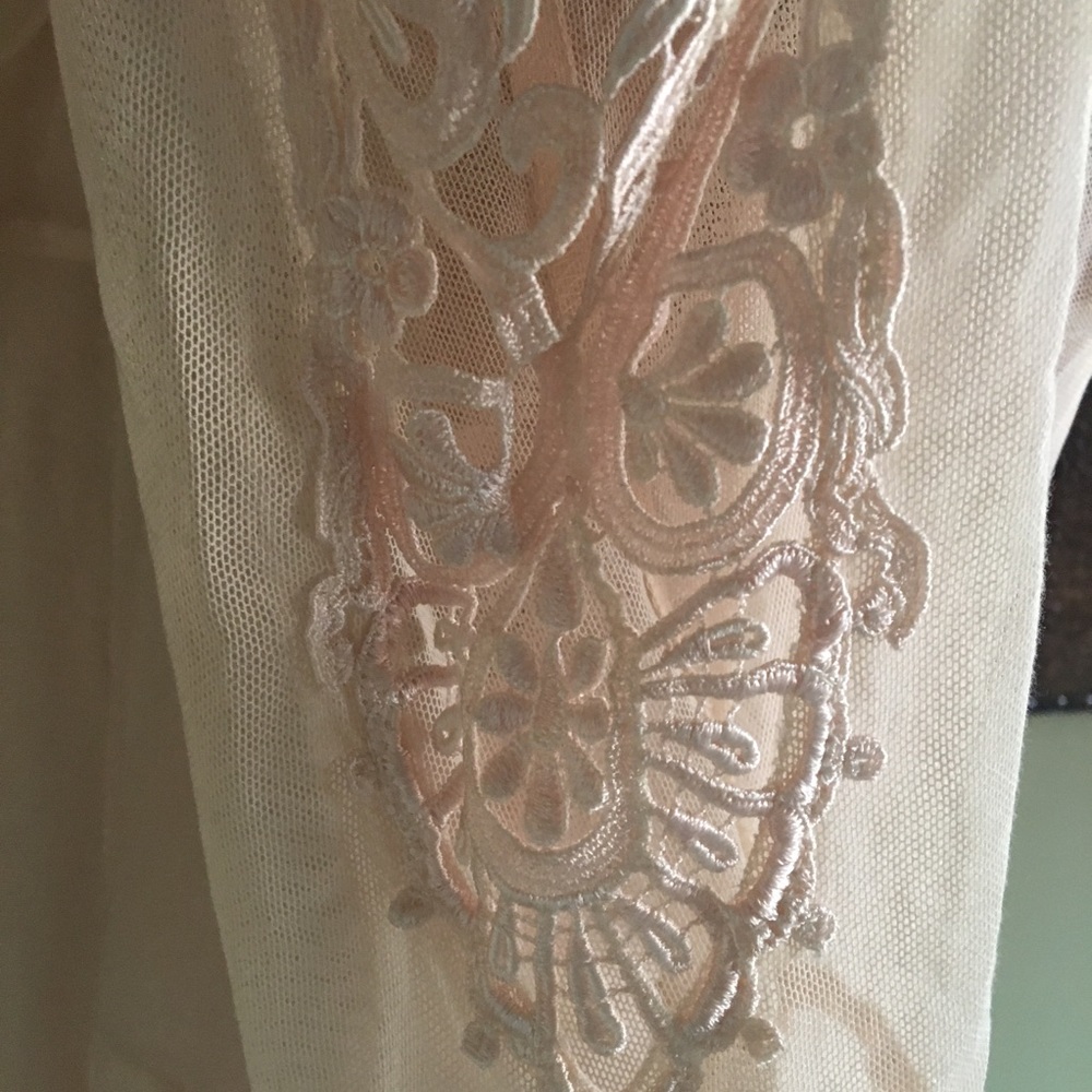 Blush-color special occasion dress. Tres Chic. - Picture 6 of 8